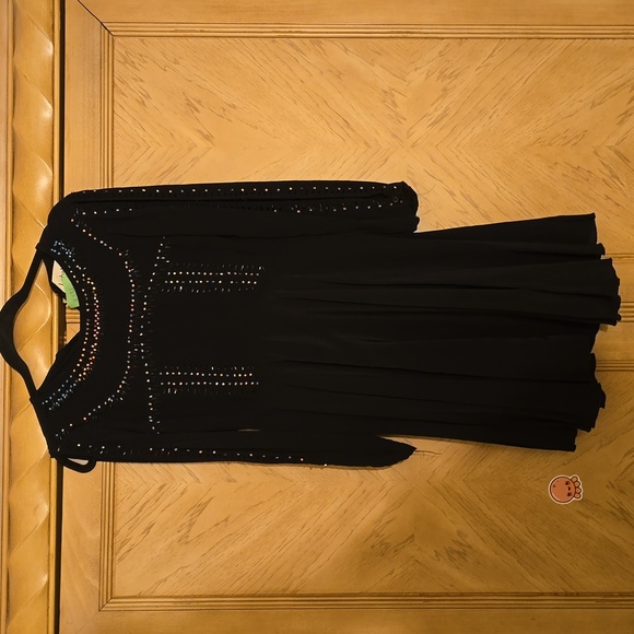 Ritu Kumar Label Rhinestone Embellished Cold Shoulder Dress. Size XS. - Picture 3 of 9